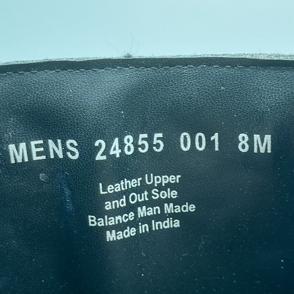 Stacy Adams Santos black men’s boots, size 8M - Picture 8 of 10